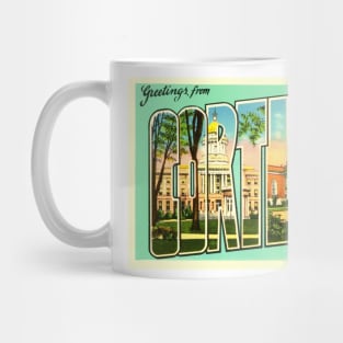 Greetings from Cortland New York - Vintage Large Letter Postcard Mug